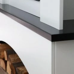 Montreux Elektrokamin Calabria - BrilliantWeiß/Schwarz -Wohnzimmermöbel boutique en ligne elektrokamin calabria brilliantweiss schwarz 1923630