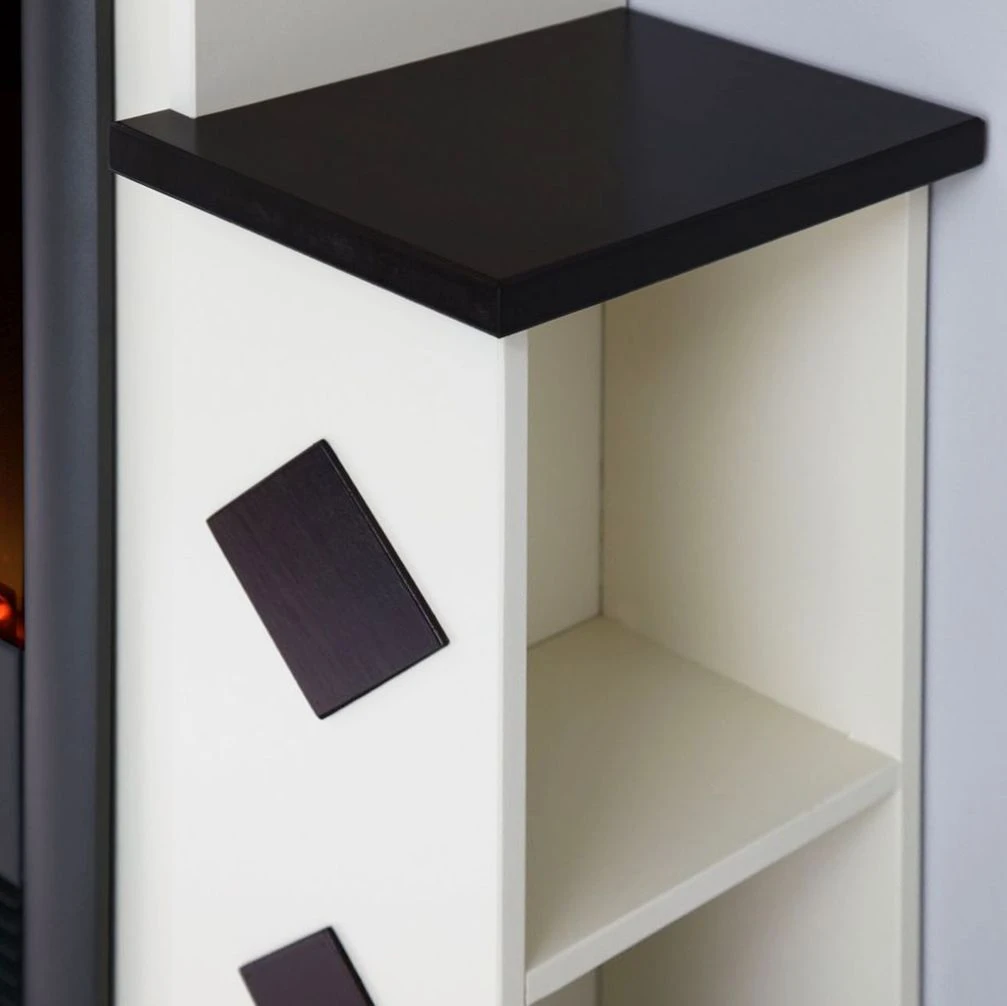 Montreux Elektrokamin Calabria - Cremeweiß/Havannabraun 6 Montreux Elektrokamin Calabria - Cremeweiß/Havannabraun – Bild 6