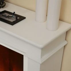 Montreux Elektrokamin Dunwich - Brilliantweiß -Wohnzimmermöbel boutique en ligne elektrokamin dunwich brilliantweiss 4135992