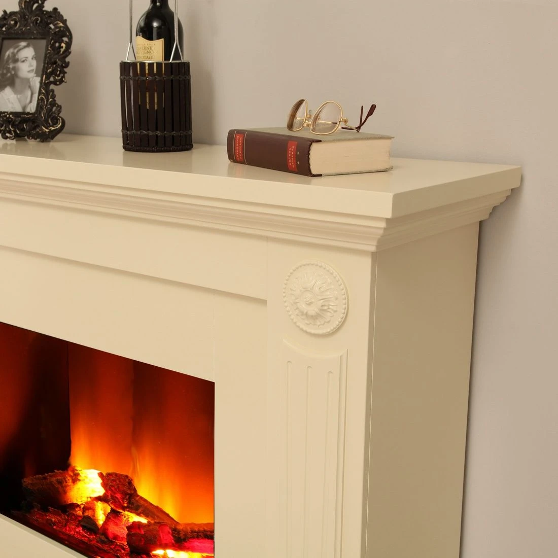 Montreux Elektrokamin Ferla - Cremeweiß 7 Montreux Elektrokamin Ferla - Cremeweiß – Bild 7