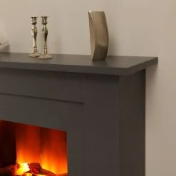 Montreux Elektrokamin Landia - Schiefer Dekor -Wohnzimmermöbel boutique en ligne elektrokamin landia schiefer dekor 3476301