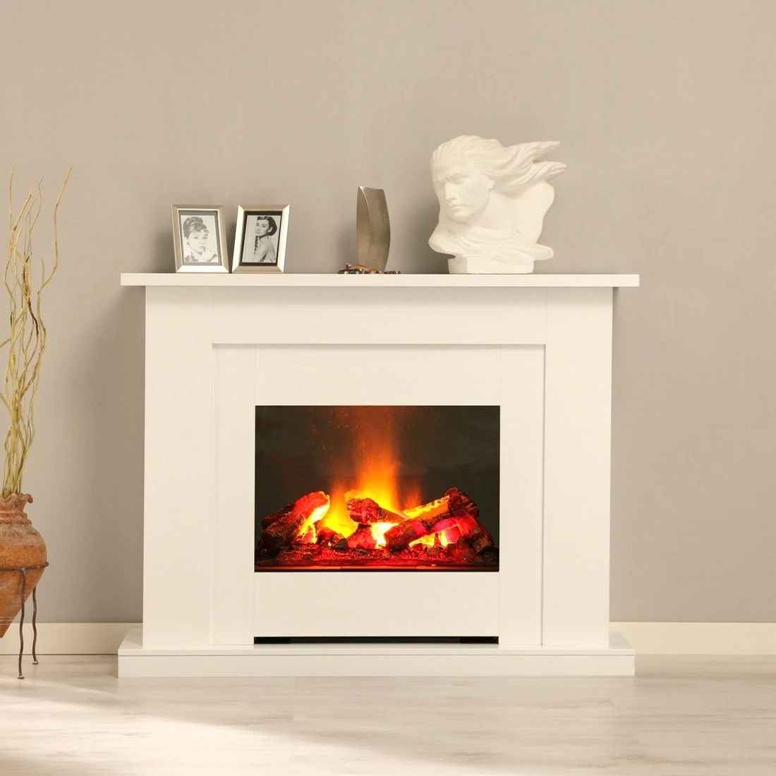 Montreux Elektrokamin Landia - Weiß 4 Montreux Elektrokamin Landia - Weiß – Bild 4