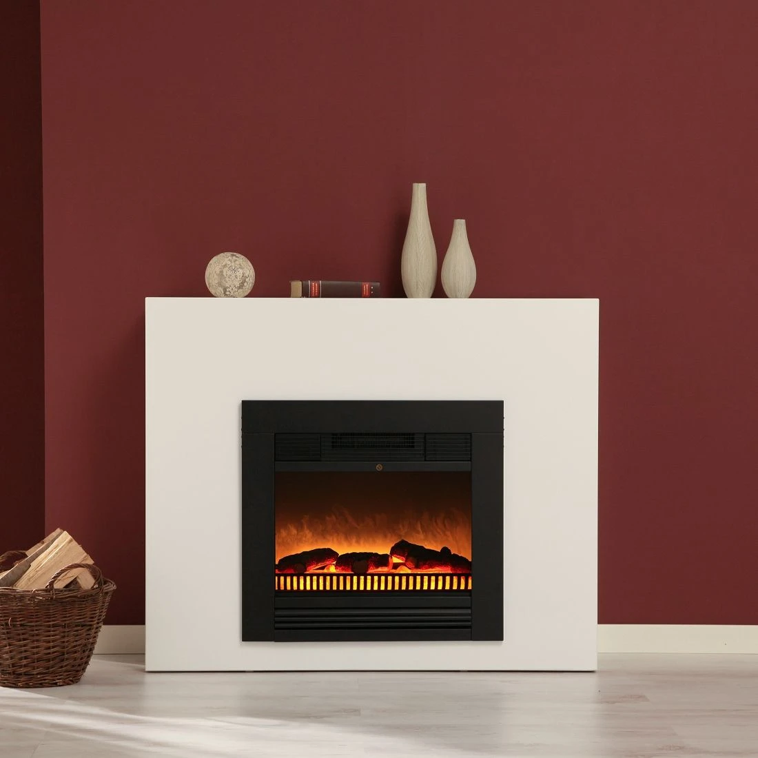 Montreux Elektrokamin Lunnon - Brilliantweiß 2 Montreux Elektrokamin Lunnon - Brilliantweiß – Bild 2