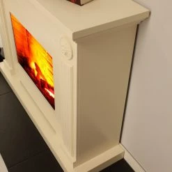 Montreux Elektrokamin Sommatino - Cremeweiß -Wohnzimmermöbel boutique en ligne elektrokamin sommatino cremeweiss 3476149