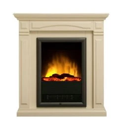 Montreux Elektrokamin Wales - Cremeweiß - lackiert -Wohnzimmermöbel boutique en ligne elektrokamin wales cremeweiss lackiert 1923718