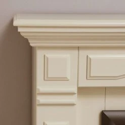 Montreux Elektrokamin Wales - Cremeweiß - lackiert -Wohnzimmermöbel boutique en ligne elektrokamin wales cremeweiss lackiert 1923722