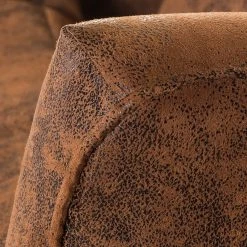 Ars manufacti Ohrensessel Naru - Antiklederoptik Braun - Stoff Bena Braun -Wohnzimmermöbel boutique en ligne europa traiding 2013 10 21 1 288134