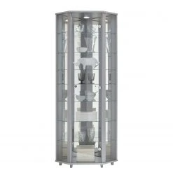 Fredriks Eckvitrine Amalia II - Silber 10 Fredriks Eckvitrine Amalia II - Silber -Wohnzimmermöbel boutique en ligne fif vitrinen led 18 05 2017 4922040