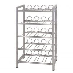 Home Design Flaschenregal Dundalk 0,5l - Alufarbig