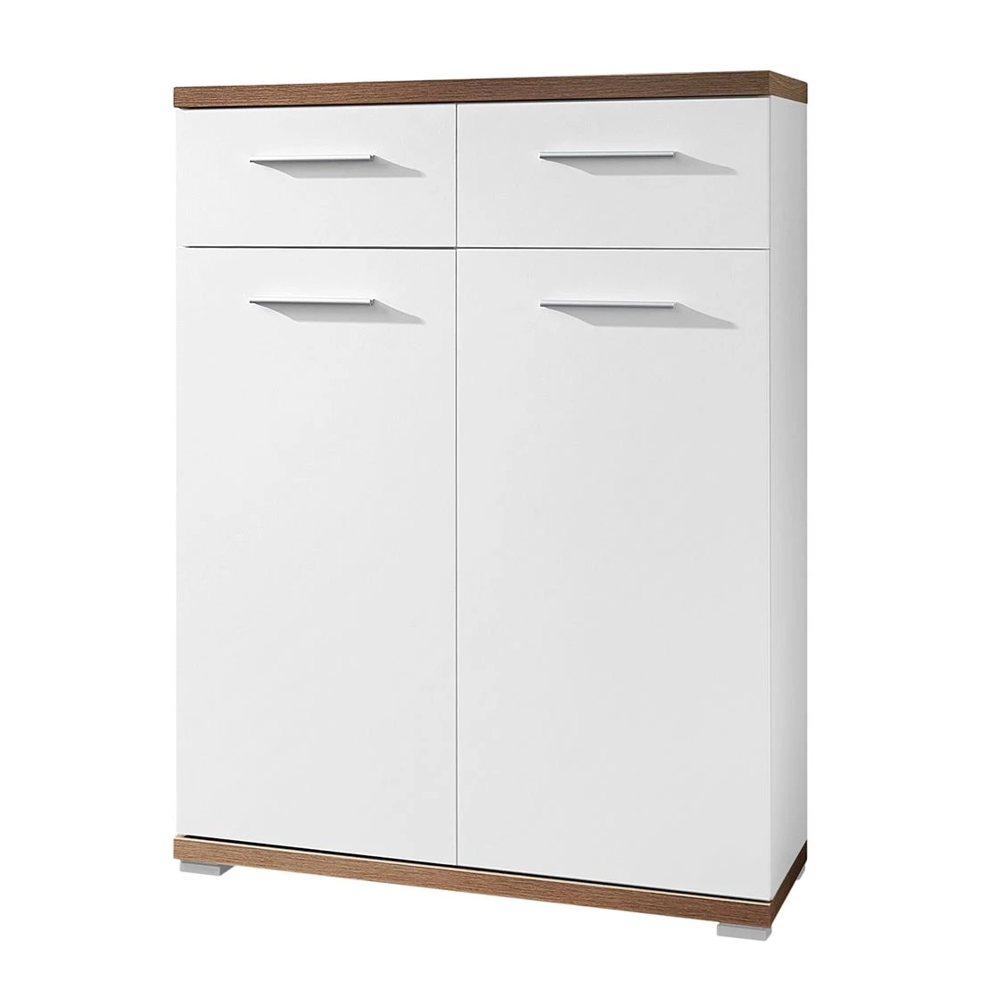 Germania Schuhkommode Texture I - Eiche Sonoma Dekor / Weiß 1 Germania Schuhkommode Texture I - Eiche Sonoma Dekor / Weiß