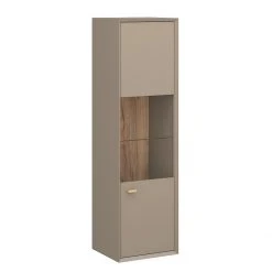 Germania Hängevitrine Calvi - Steingrau / Eiche Navarra Dekor -Wohnzimmermöbel boutique en ligne germania calvi 18 04 2016 4083952