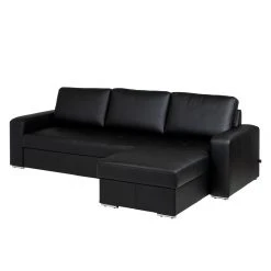 Fredriks Ecksofa Gigilio (mit Schlaffunktion) - Kunstleder Schwarz - Longchair beidseitig montierbar -Wohnzimmermöbel boutique en ligne giglio ecksofa ottomane rechts mit schlaffunktion kunstleder schwarz 1304596