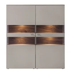 GWINNER Highboard Anzio - Matt Fango / Astnussbaum - Mit Beleuchtung -Wohnzimmermöbel boutique en ligne gwinner anzio 13 10 2016 4553376