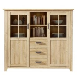 Trendteam Highboard Canyon - Alteiche Dekor