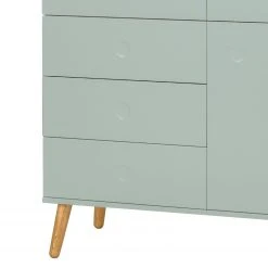 Tenzo Highboard Dot - Mint -Wohnzimmermöbel boutique en ligne highboard dot eiche teilmassiv mint 4148420