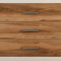 Trendteam Highboard Inuvik I - Pinie Hell Dekor / Nußbaum Dekor - Ohne Beleuchtung -Wohnzimmermöbel boutique en ligne highboard inuvik i pinie hell dekor nussbaum dekor ohne beleuchtung 2124102