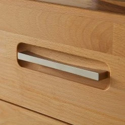 Ars Natura Highboard Majona II - Kernbuche -Wohnzimmermöbel boutique en ligne highboard kristina inkl beleuchtung kernbuche massiv 981038