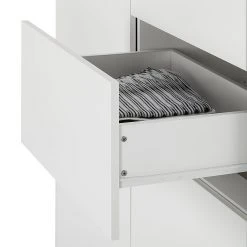 Mørteens Sideboard Lindholm IV - Weiß - Höhe: 128 cm -Wohnzimmermöbel boutique en ligne highboard lindholm i weiss matt eiche massiv 333069