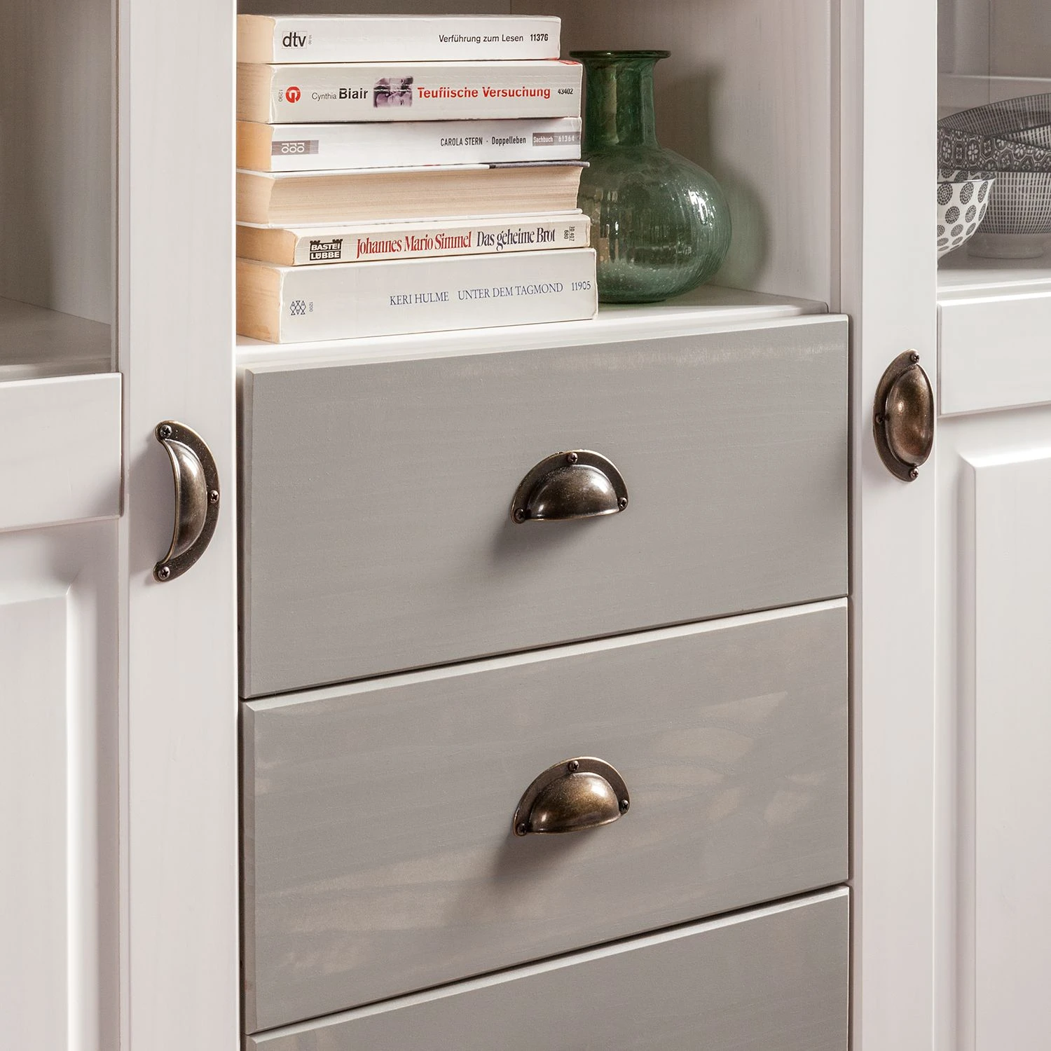 Maison Belfort Highboard Neely - Weiß / Grau 9 Maison Belfort Highboard Neely - Weiß / Grau – Bild 9