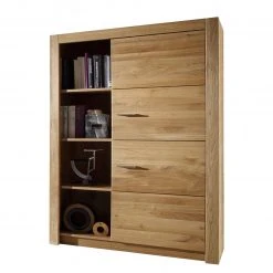 Naturoo Wohnwand Floriano III (4-teilig) - Asteiche / Asteiche Dekor -Wohnzimmermöbel boutique en ligne hochkommode floriano inkl beleuchtung asteiche asteiche dekor 4933768 1