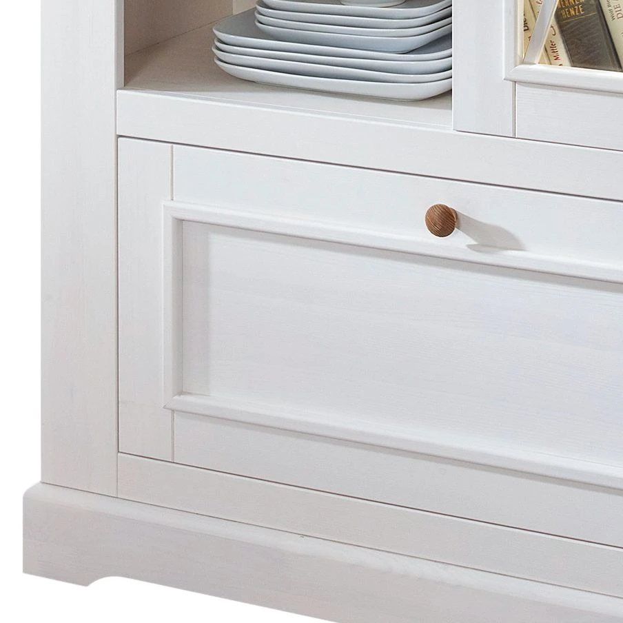 Maison Belfort Hochkommode Ummanz II - Kiefer massiv - Kiefer Weiß 3 Maison Belfort Hochkommode Ummanz II - Kiefer massiv - Kiefer Weiß – Bild 3