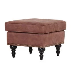 Red Living Hocker Cidra - Microfaser