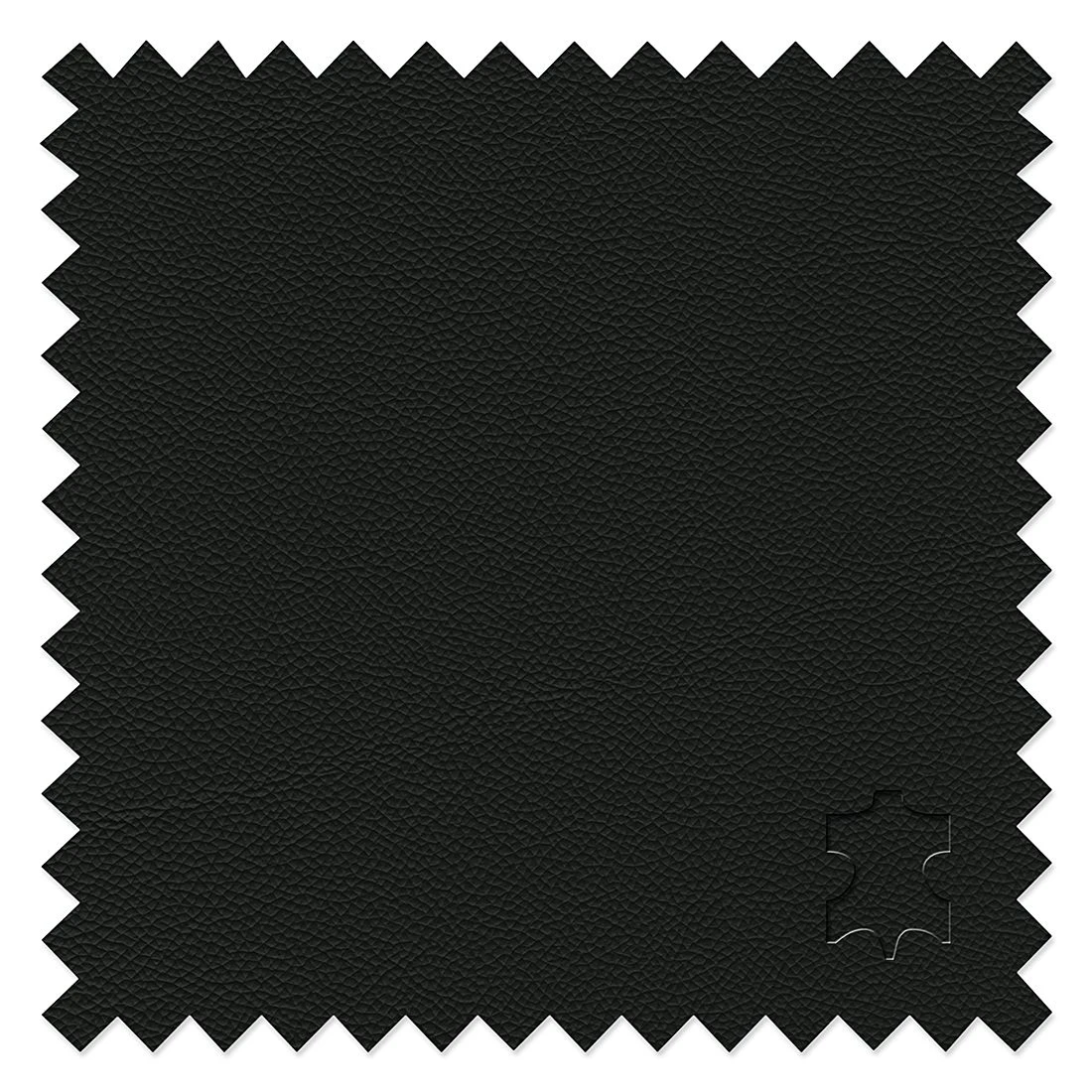 Loftscape Hocker Silvano - Echtleder Schwarz 3 Loftscape Hocker Silvano - Echtleder Schwarz – Bild 3