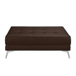 Loftscape Hockerbank Walden Kunstleder - Kaffeebraun