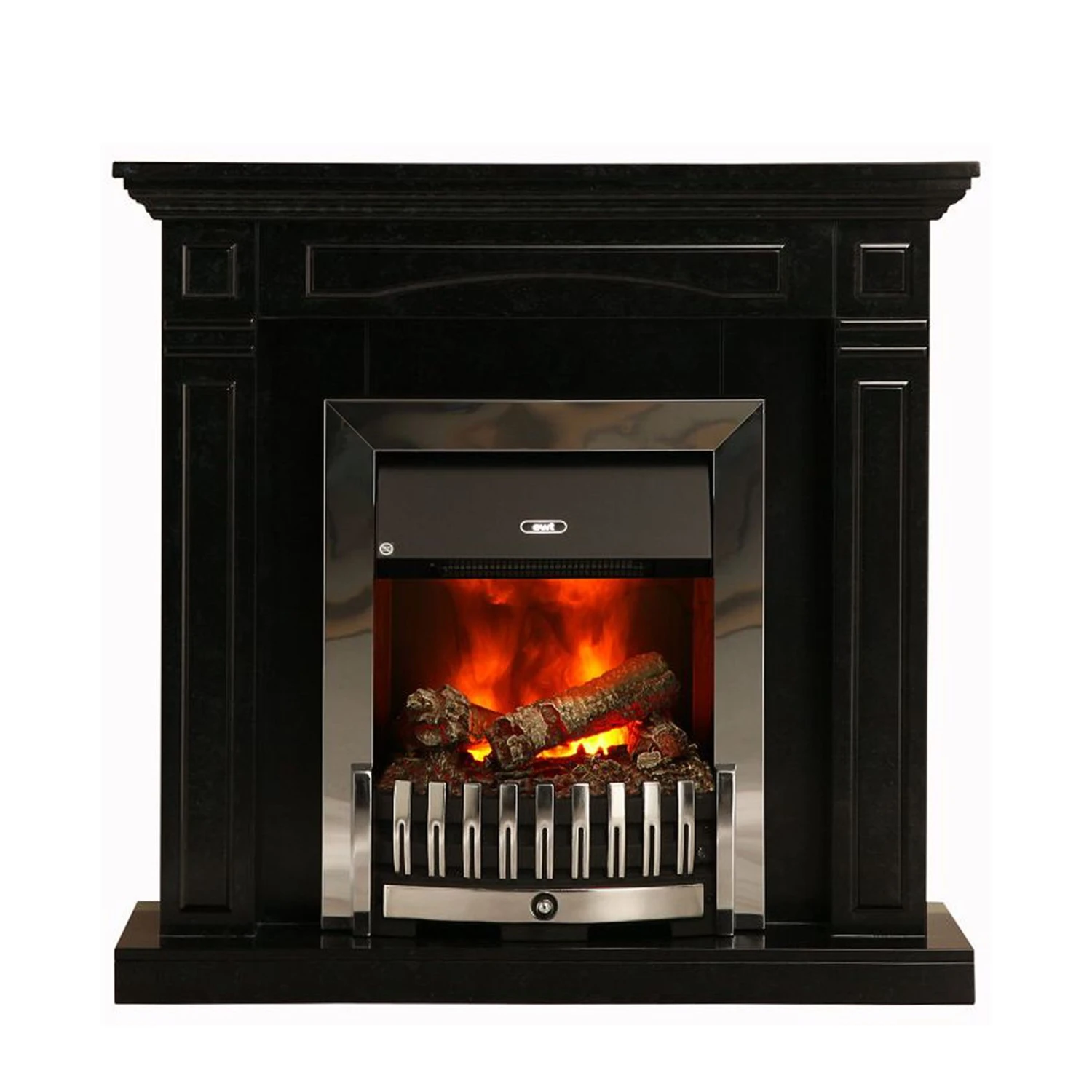 Montreux Elektrokamin Houston - Schwarz-Grau marmoriert 3 Montreux Elektrokamin Houston - Schwarz-Grau marmoriert – Bild 3