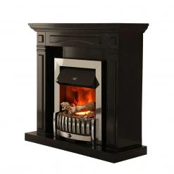 Montreux Elektrokamin Houston - Schwarz-Grau marmoriert