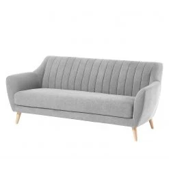 Mørteens Sofa Sollom (3-Sitzer) Webstoff - Lichtgrau