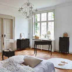 Steens Konsolentisch Baroque - Schwarz -Wohnzimmermöbel boutique en ligne kommode baroque i schwarzbraun 4205944