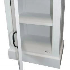 Maison Belfort Kommode Nasinu I - Paulownia teilmassiv - Weiß / Antik Grau -Wohnzimmermöbel boutique en ligne kommode braun weiss 4727756