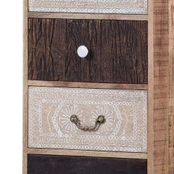 Ars manufacti Hochkommode Curenna III - Mango teilmassiv - Mango / Braun -Wohnzimmermöbel boutique en ligne kommode curenna iv mango teilmassiv 4419496