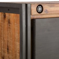 Ars manufacti Kommode Manchester - Akazie teilmassiv / Metall - Akazie / Anthrazit -Wohnzimmermöbel boutique en ligne kommode manchester akazie massiv metall 4873260