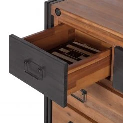 Ars manufacti Kommode Manchester II - Akazie massiv / Metall - Akazie / Anthrazit 20 Ars manufacti Kommode Manchester II - Akazie massiv / Metall - Akazie / Anthrazit -Wohnzimmermöbel boutique en ligne kommode manchester ii akazie massiv metall 4876416