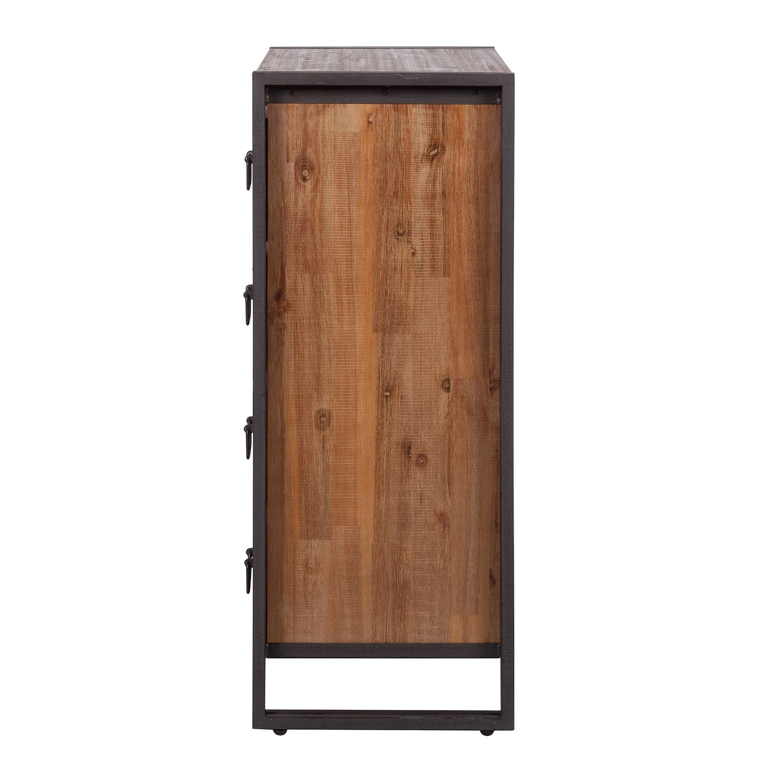 Ars manufacti Kommode Manchester II - Akazie massiv / Metall - Akazie / Anthrazit 7 Ars manufacti Kommode Manchester II - Akazie massiv / Metall - Akazie / Anthrazit – Bild 7