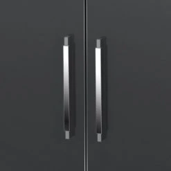 Maja Möbel Kommode Merit - Hochglanz Grau / Alpinweiß -Wohnzimmermöbel boutique en ligne kommode merit hochglanz grau weiss 347669