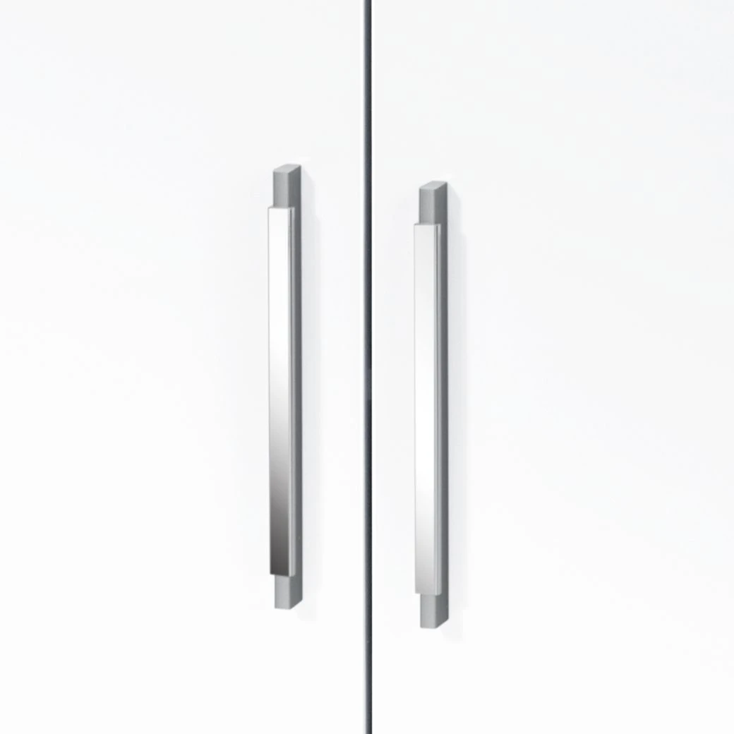 Maja Möbel Kommode Merit - Hochglanz Weiß / Eiche Sonoma Dekor 4 Maja Möbel Kommode Merit - Hochglanz Weiß / Eiche Sonoma Dekor – Bild 4