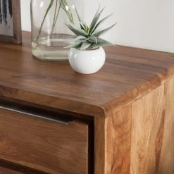 Ars Natura Kommode Trangle - Sheesham massiv -Wohnzimmermöbel boutique en ligne kommode trangle sheesham massiv 4014264