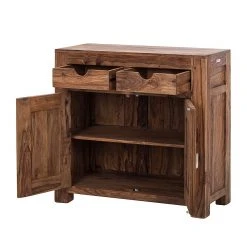 Wolf-Möbel Kommode Yoga IV - Sheesham massiv -Wohnzimmermöbel boutique en ligne kommode yoga sheesham massiv natur 374682