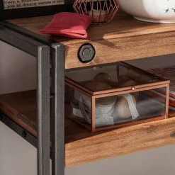 Ars manufacti Konsole Manchester - Akazie massiv / Metall - Akazie / Anthrazit -Wohnzimmermöbel boutique en ligne konsole manchester akazie massiv metall 4873556