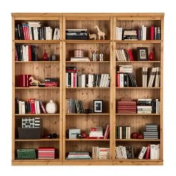 Maison Belfort Regalwand Lillehammer II - Kiefer massiv - Kiefer Natur -Wohnzimmermöbel boutique en ligne loft24 anita regal 20131011 316082