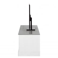 Maison Belfort TV-Lowboard Neely - Weiß / Grau -Wohnzimmermöbel boutique en ligne loft24 toby 11 03 2016 4036340