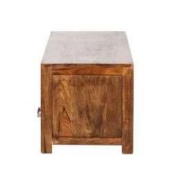 Ars Natura TV-Lowboard Ohio II - Shessham massiv -Wohnzimmermöbel boutique en ligne lowboard ohio 3 schubladen 1 grosses fach 1350909