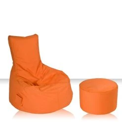 SITTING POINT Fußhocker Scuba dot com - Orange -Wohnzimmermöbel boutique en ligne magma heimtex scuba dot com fusshocker m mz who 0058 1