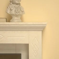 Montreux Elektrokamin Missouri - Beige-Creme marmoriert -Wohnzimmermöbel boutique en ligne missouri elektrokamin beige creme marmoriert 4168856