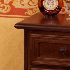 Montreux Kommode Palermo II - Ayous teilmassiv - Antikbraun -Wohnzimmermöbel boutique en ligne montreux palermo telefon kommode mit 1 tuere und 1 schublade m al wbr 0099a 3