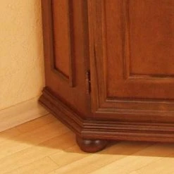 Montreux TV-Eckschrank Palermo - Ayous teilmassiv - Antikbraun -Wohnzimmermöbel boutique en ligne montreux palermo tv ecke mit 2 tueren und hinter ein stauraum m al wbr 0101a 3