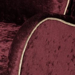 Red Living Ohrensessel Madame Lebon Samtstoff - Weinrot -Wohnzimmermöbel boutique en ligne ohrensessel humphrey samtstoff burgundy 382877